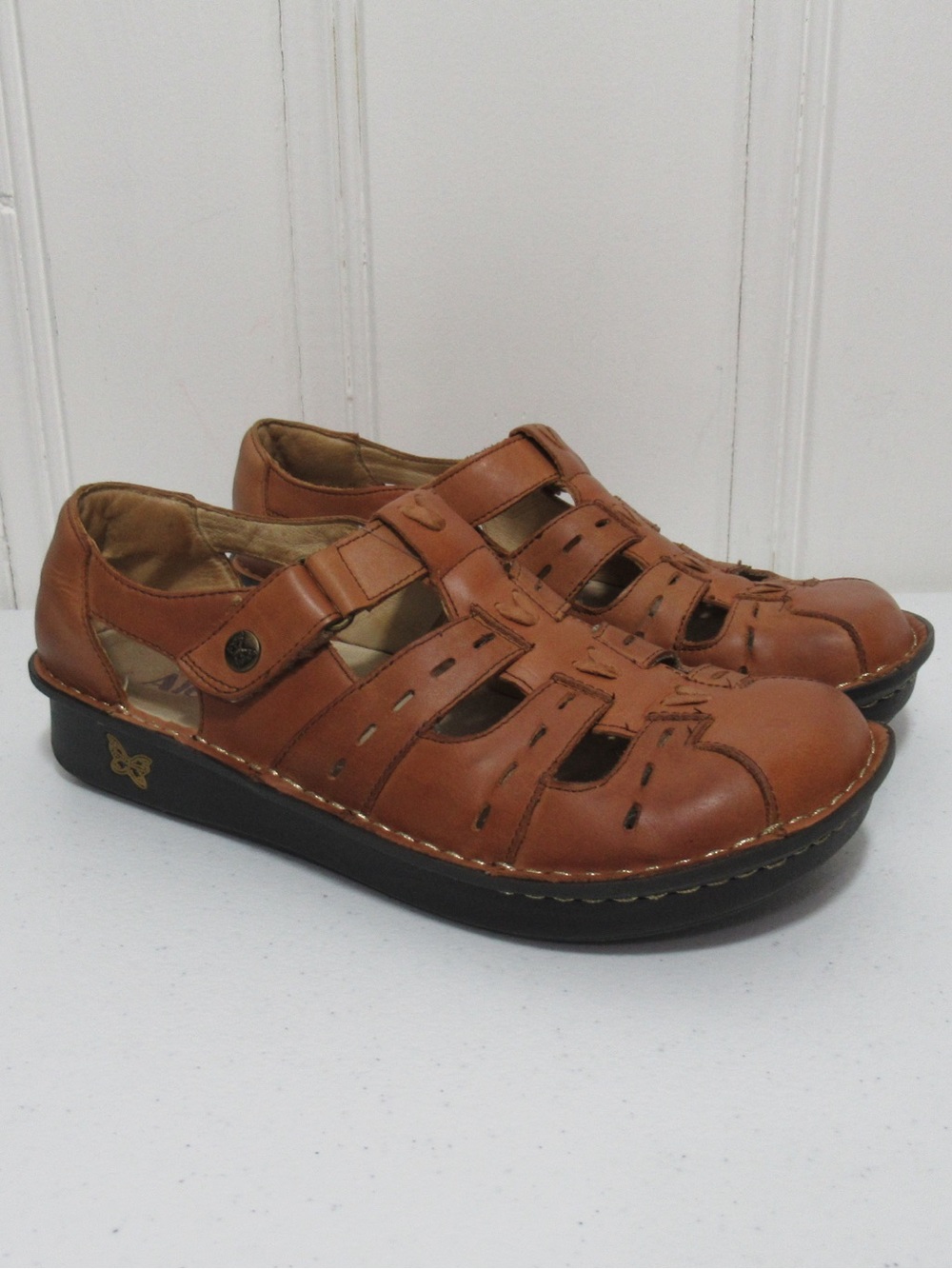 Algeria Pesca Brown Leather Shoes Size 39